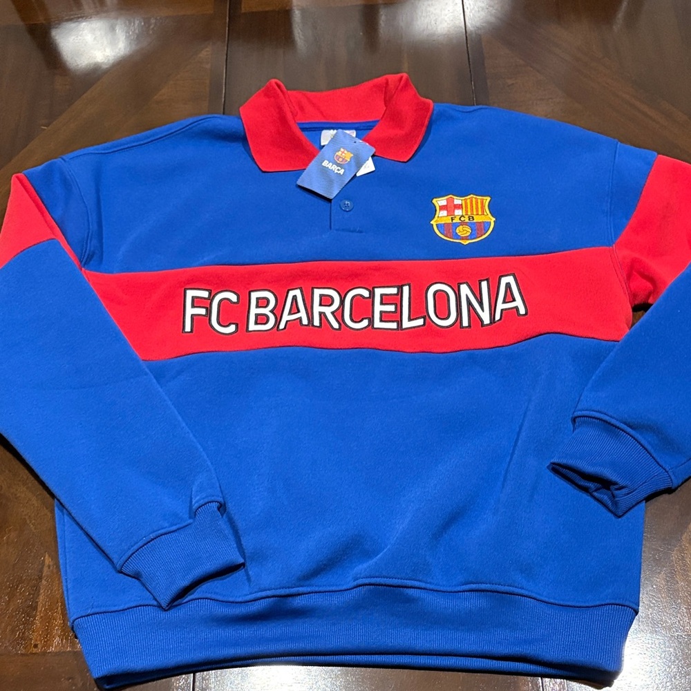 Blue and Red Sweatshirt
